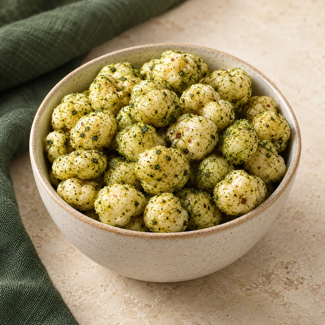 Pudina and mint flavoured makhana